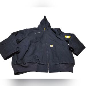 Carhartt Men’s 3XL Navy Loose Fit Washed Duck Insulated Jacket